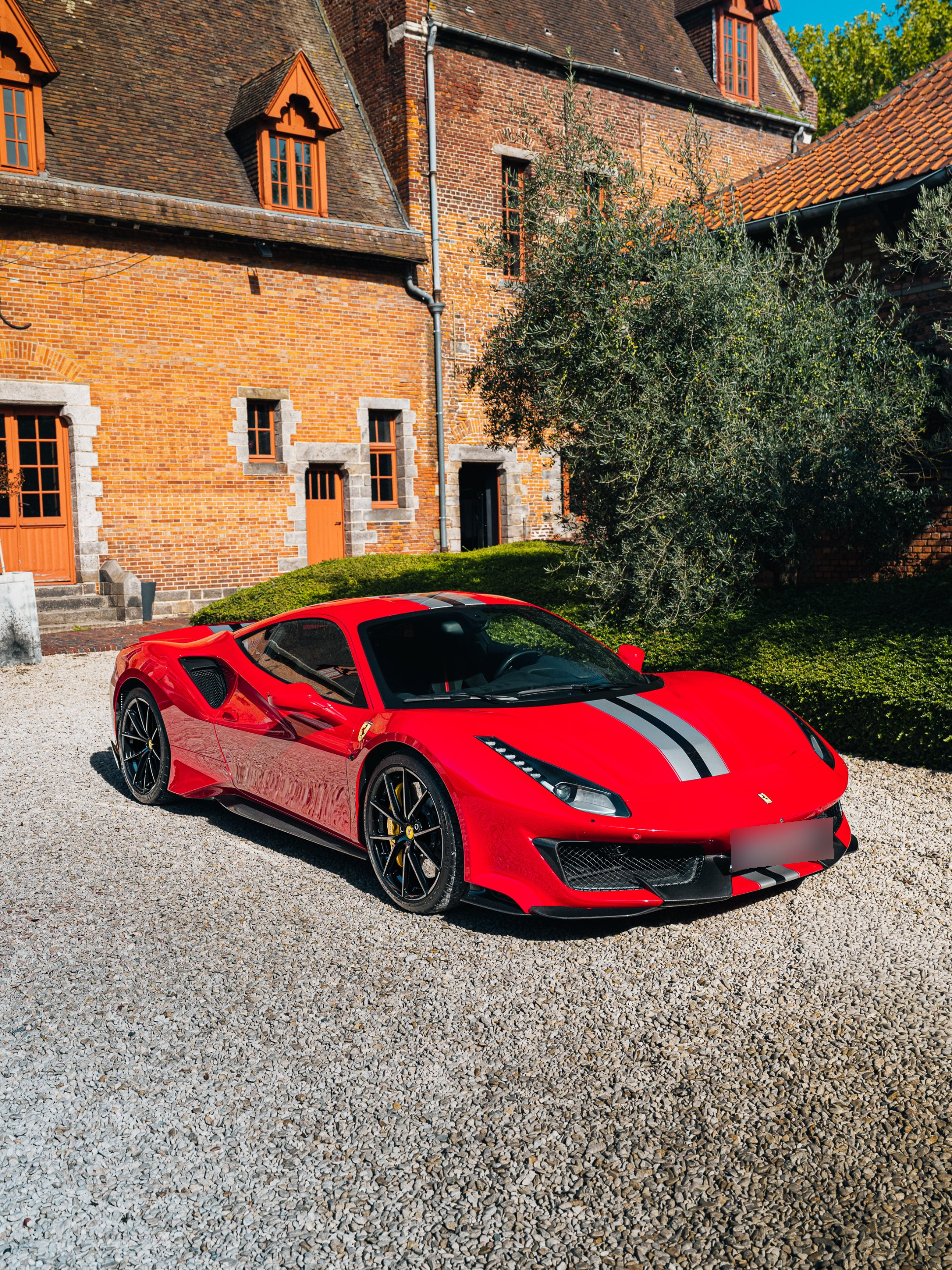 Ferrari 488 Pista - Rosso Corsa - Carbon - Lift - PPF